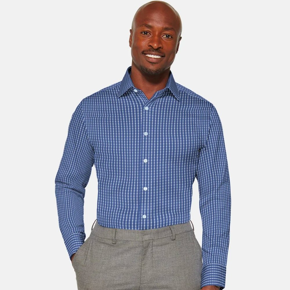 STANTT Men's stretch button up
